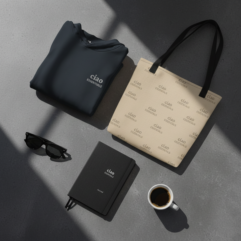 Ciao Essentials Bundle Flat Lay