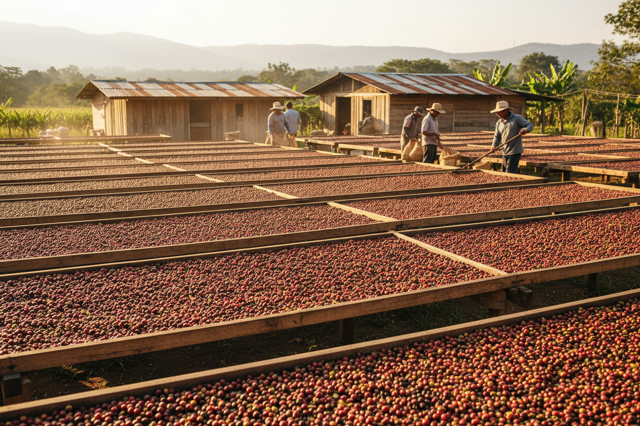 El Salvador Coffee Processing