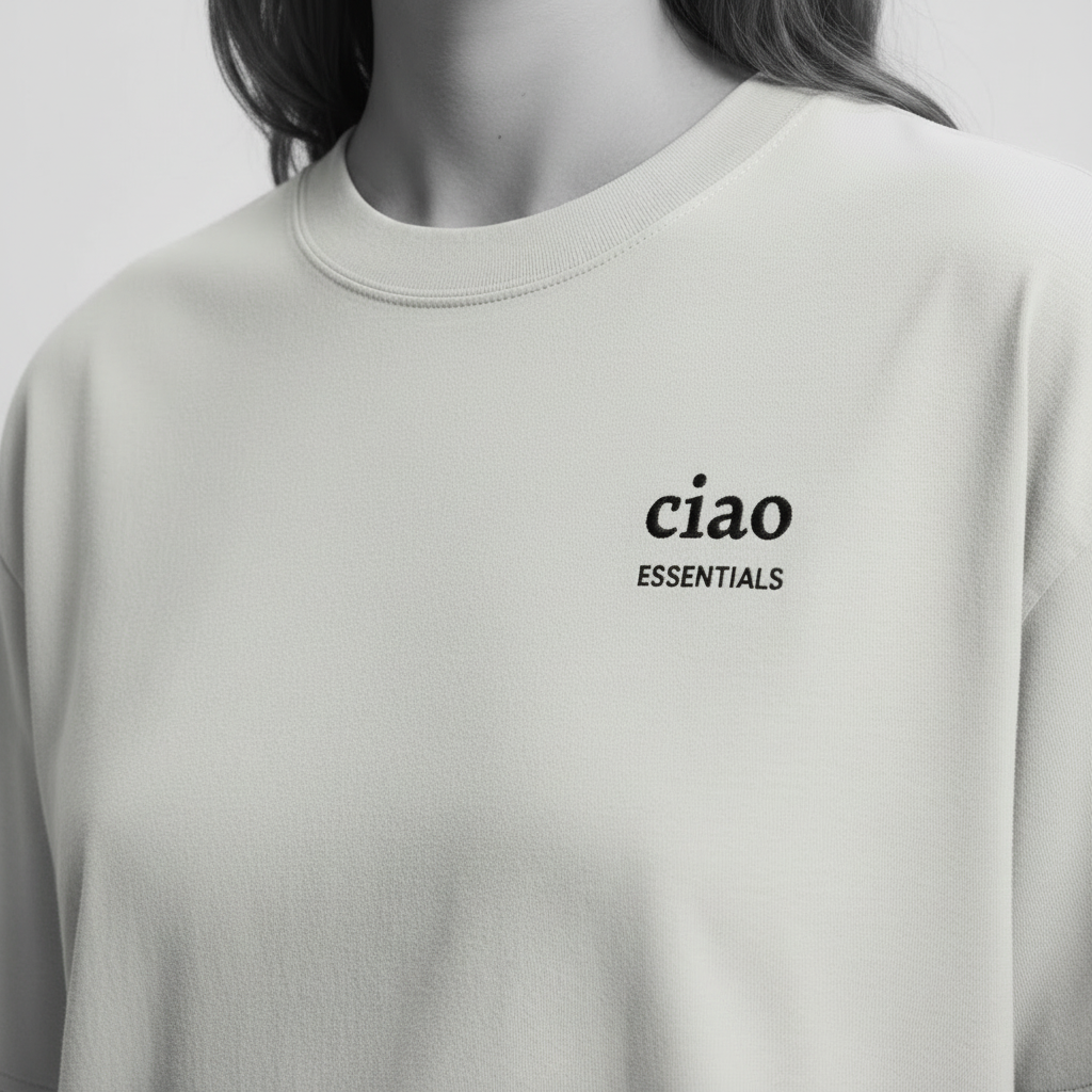 Essentials Tee — Female Monogram Detail