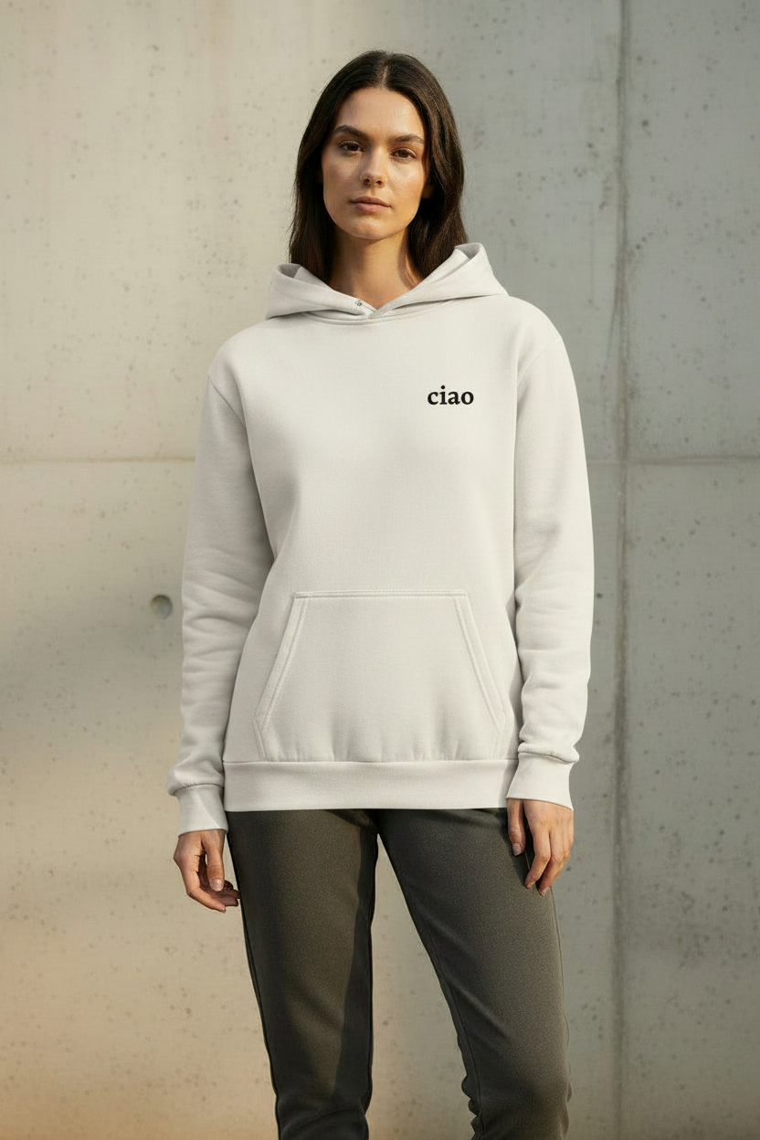 Female model in Urban Hoodie