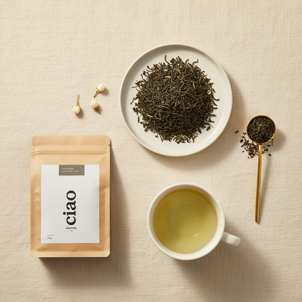 Jasmine Tea Flat Lay Final