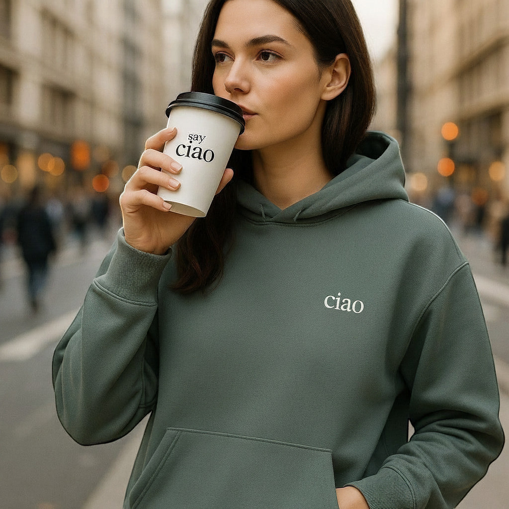 Urban Hoodie Street Shot - ciao only